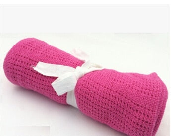 Pure Cotton Infant Bath Wrap Blanket