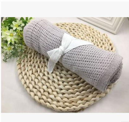 Pure Cotton Infant Bath Wrap Blanket