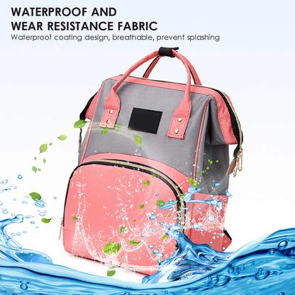 Fashion Baby Diaper Bags Large Capacity Nappy Bag