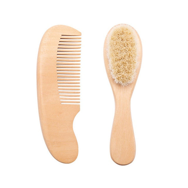 Baby Natural Wooden Bath Set
