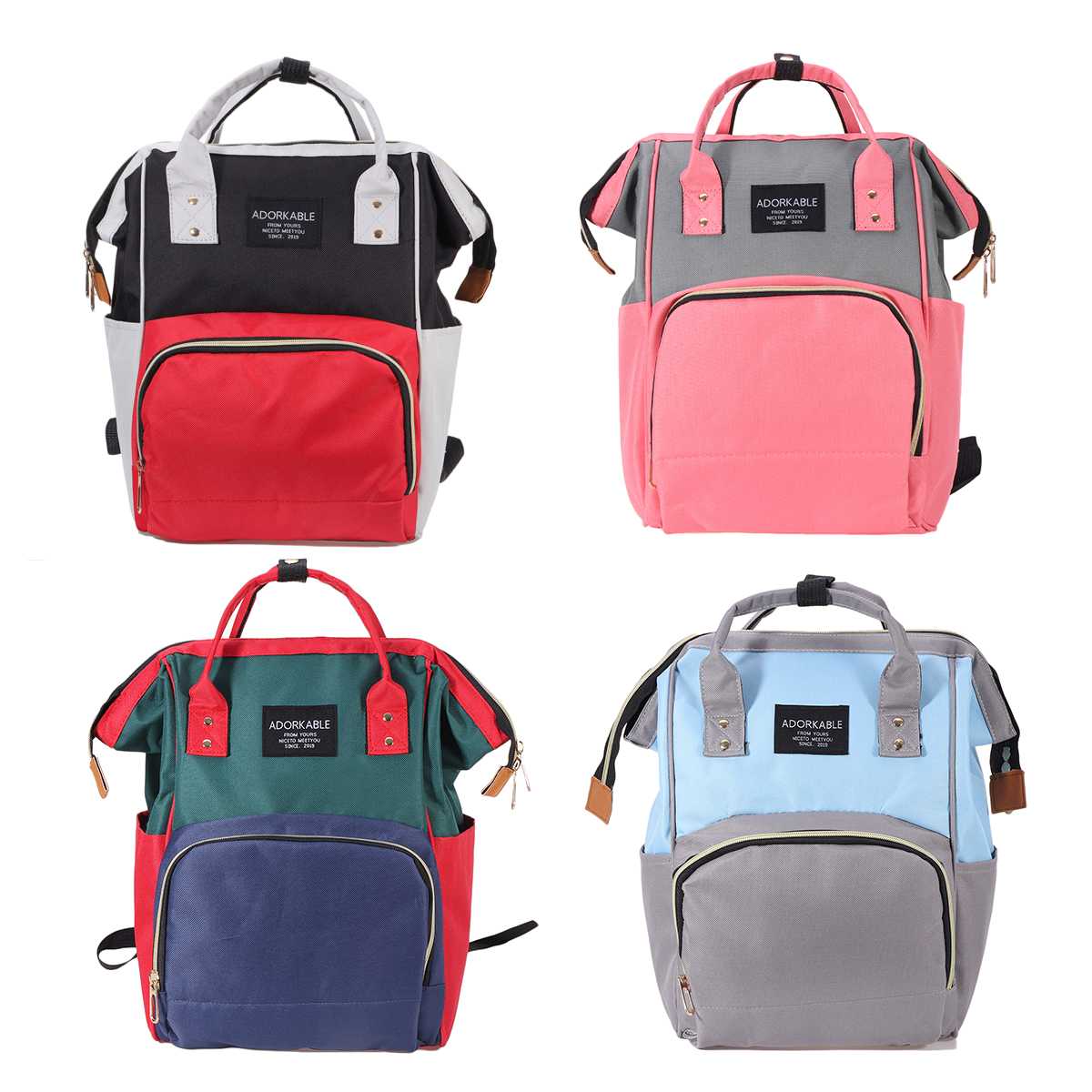 Fashion Baby Diaper Bags Large Capacity Nappy Bag