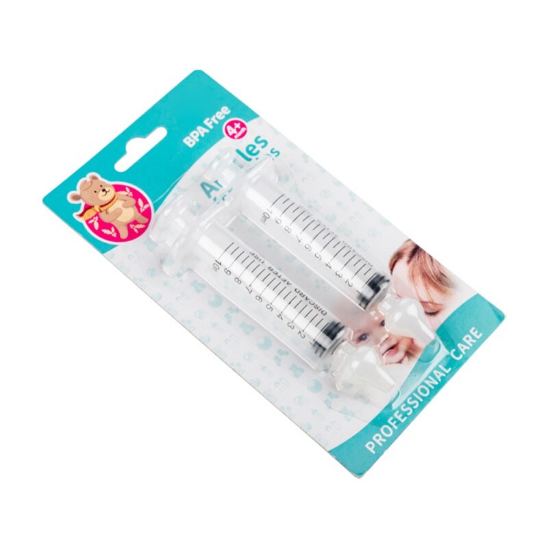 New 2Pcs Needle Tube Nasal Aspirator Baby Care