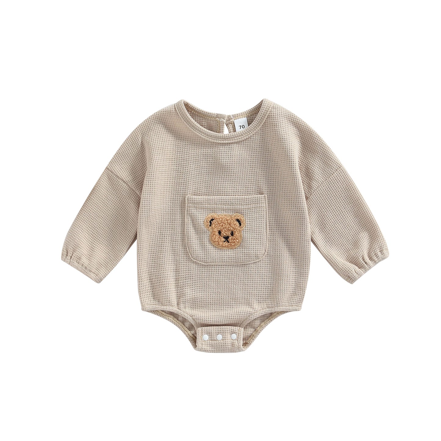 Embroidery Long Sleeve Rompers