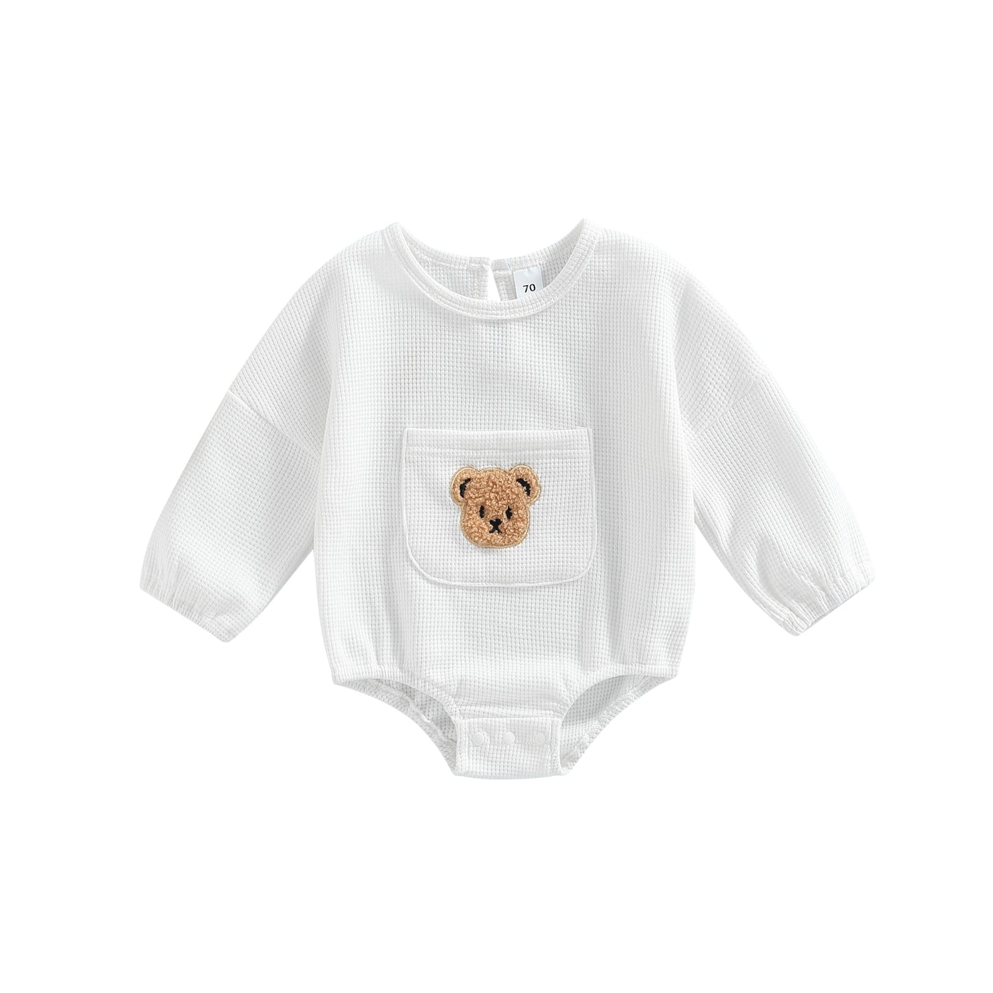 Embroidery Long Sleeve Rompers