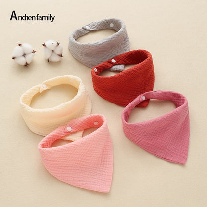 5/Pcs Feeding Drool Bibs