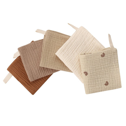 5 Pcs Towel Baby Facecloth Baby Bath Towel