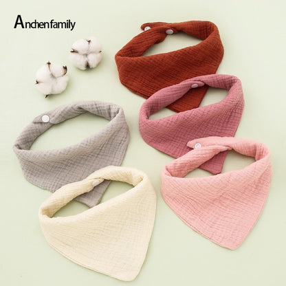 5/Pcs Feeding Drool Bibs
