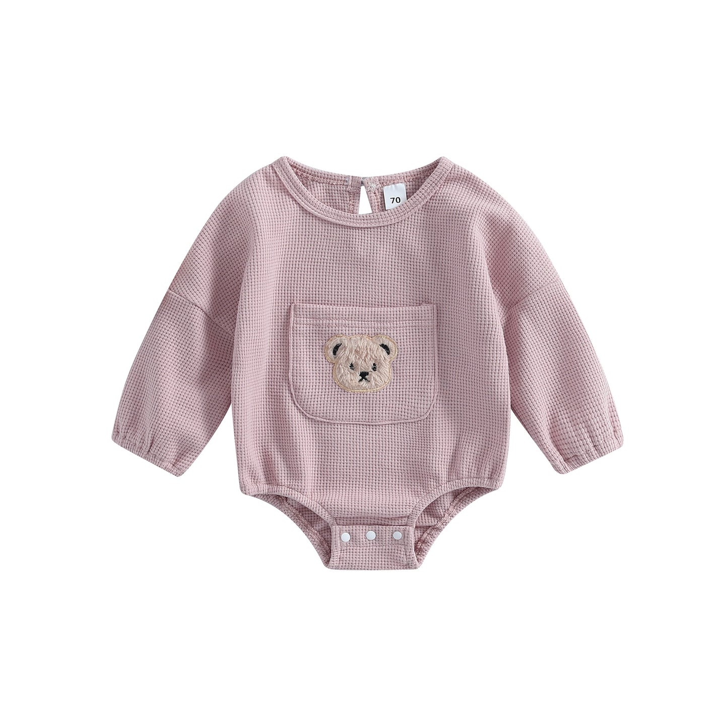 Embroidery Long Sleeve Rompers