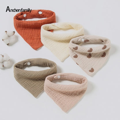 5/Pcs Feeding Drool Bibs