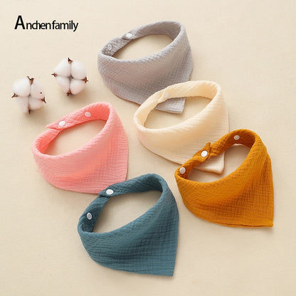 5/Pcs Feeding Drool Bibs